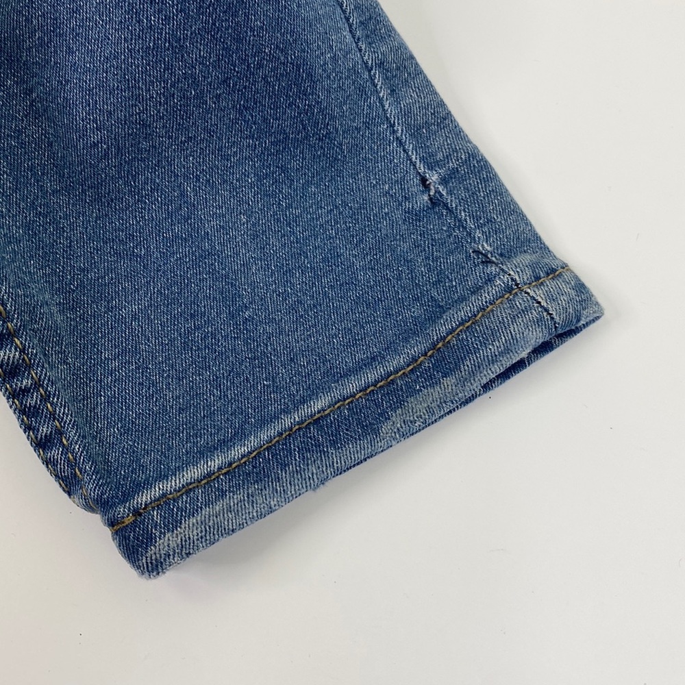 Boohoo Man SUPER SKINNY BANDANA RIP & REPAIR JEANS Sz 32 Distressed Medium Wash - Picture 8 of 9